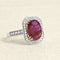 Bague 54 Bague en or blanc et jaune, rubis et diamants 58 Facettes 61200051