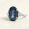 Bague 52 Bague en or blanc, saphir et diamants 58 Facettes 61000365