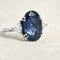 Bague 52 Bague en or blanc, saphir et diamants 58 Facettes 61000365