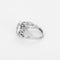 Bague 58 Bague dôme en or blanc et diamants 58 Facettes B260196