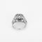Bague 58 Bague dôme en or blanc et diamants 58 Facettes B260196
