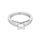Bague solitaire en or blanc et diamant 0,60 carat