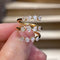 Bague 53 AITCHES Teide - Bague enveloppante en or 18 carats et diamants poire 58 Facettes GBR1069YG