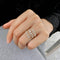 Bague 53 AITCHES Teide - Bague enveloppante en or 18 carats et diamants poire 58 Facettes GBR1069YG
