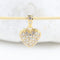 Pendentif Pendentif cœur en or jaune 18K et diamants 0,47 ct 58 Facettes D-66613