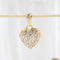 Pendentif Pendentif cœur en or jaune 18K et diamants 0,47 ct 58 Facettes D-66613
