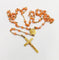Collier Chapelet antique - Collier en or 18k, corail, médaille et croix 58 Facettes A07012