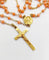 Collier Chapelet antique - Collier en or 18k, corail, médaille et croix 58 Facettes A07012