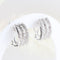 Boucles d'oreilles Boucles d'oreilles créoles en or blanc 18K et diamants 1,17 ct 58 Facettes D-66607