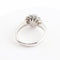 Bague 54 Bague marguerite en or blanc 18K et diamants 58 Facettes D-66599