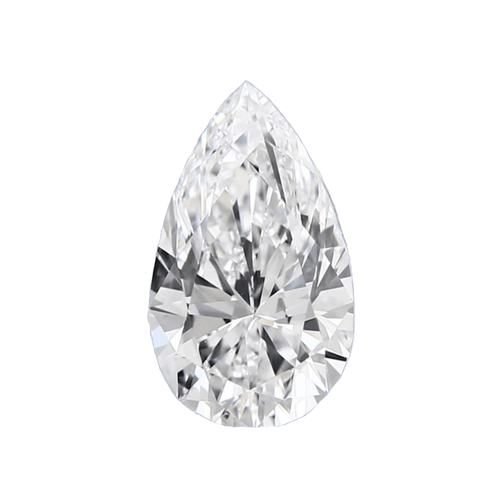 Diamant - Pierre taille poire 3,46 ct G/SI1 58 Facettes P335