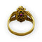 Bague 61 Bague style ancien en or jaune, émeraudes, rubis et diamants 58 Facettes 149069422