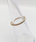 Bague 47 Bague alliance vintage torsadée en or blanc 18k 58 Facettes A06696
