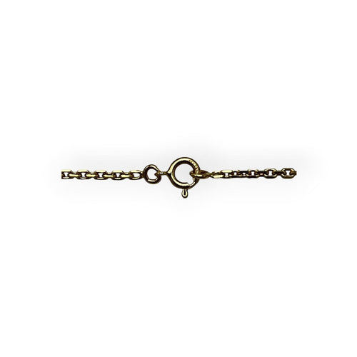 Collier Chaîne maille forçat 45 cm en or jaune 58 Facettes 149069235