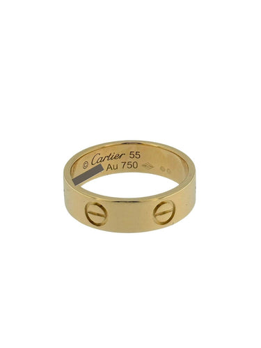 Bague 55 Cartier Love - Bague en or jaune 18 carats 58 Facettes A2100