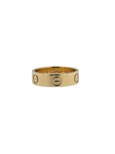 Bague 55 Cartier Love - Bague en or jaune 18 carats 58 Facettes A2100