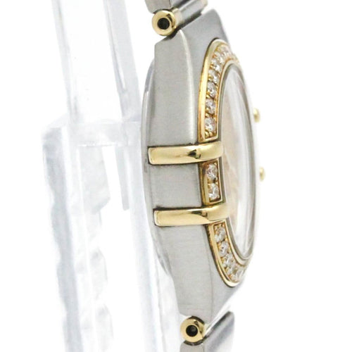 Montre Omega Constellation - Montre quartz en or jaune, acier et diamants 58 Facettes wa6ga2660v