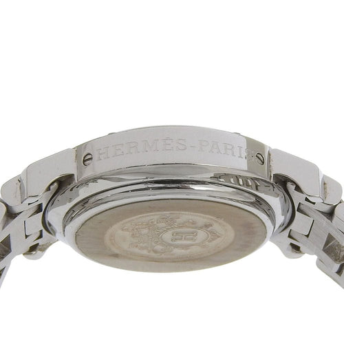 Montre Hermès Clipper - Montre chronographe quartz en acier inoxydable 58 Facettes vr9wztdeks