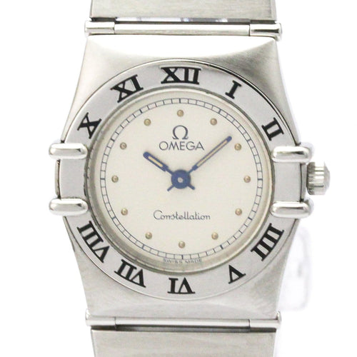 Montre Omega Constellation - Montre quartz en acier inoxydable 58 Facettes qu8t4da1py
