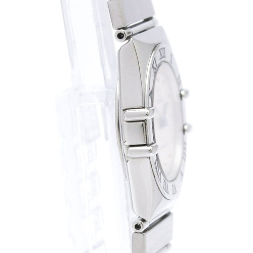 Montre Omega Constellation - Montre quartz en acier inoxydable 58 Facettes qu8t4da1py