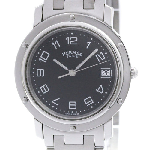 Montre Hermès Clipper - Montre quartz en acier inoxydable 58 Facettes krxlzbku1s