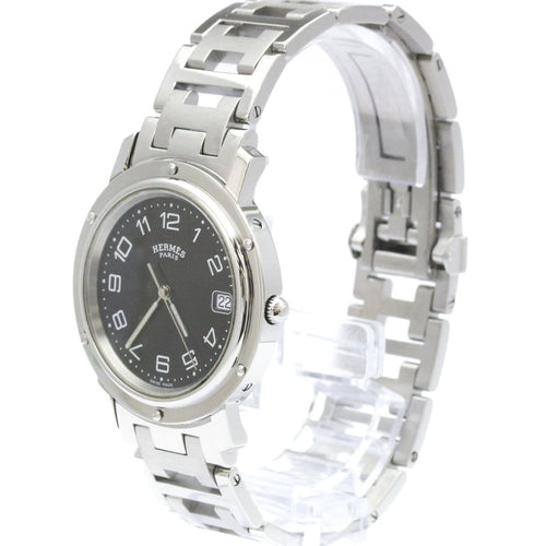 Montre Hermès Clipper - Montre quartz en acier inoxydable 58 Facettes krxlzbku1s