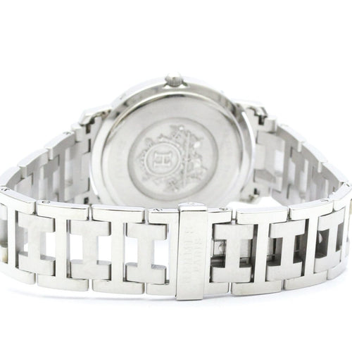 Montre Hermès Clipper - Montre quartz en acier inoxydable 58 Facettes krxlzbku1s