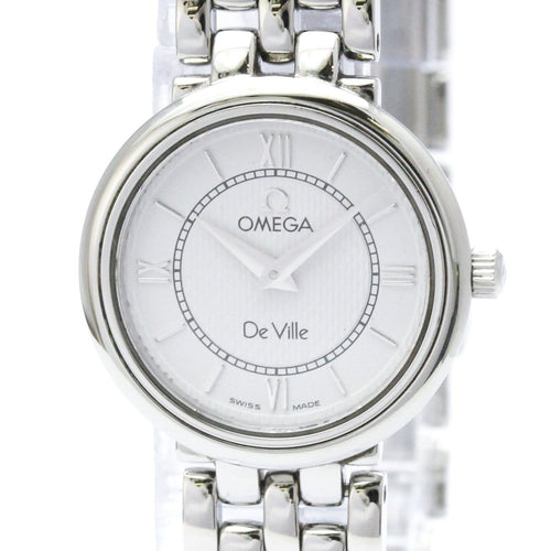Montre Omega De Ville - Montre quartz en acier inoxydable 58 Facettes zpmfe31l19
