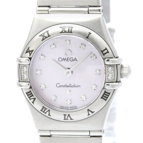 Montre Omega Constellation My Choice - Montre acier avec diamants et nacre 58 Facettes ttfkuv6h73