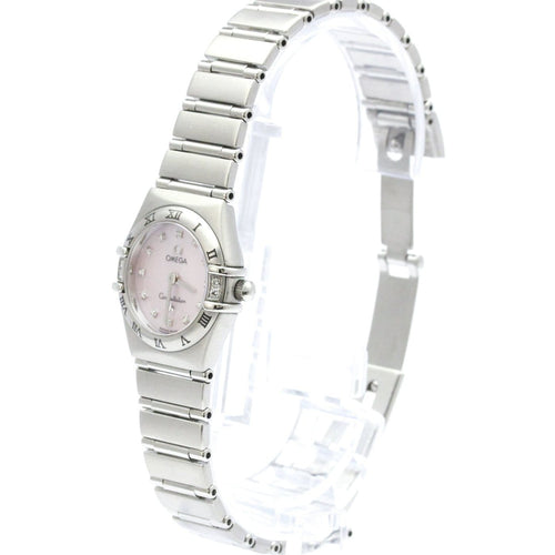 Montre Omega Constellation My Choice - Montre acier avec diamants et nacre 58 Facettes ttfkuv6h73