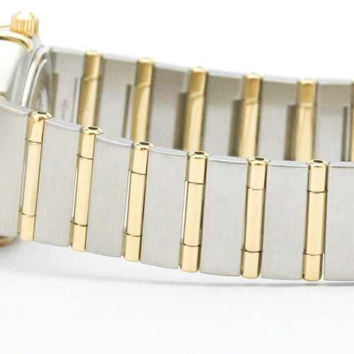 Montre Omega Constellation - Montre quartz acier, or jaune, diamants et nacre 58 Facettes pcsote43zg