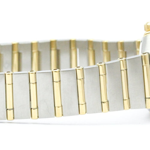 Montre Omega Constellation - Montre quartz acier, or jaune, diamants et nacre 58 Facettes pcsote43zg