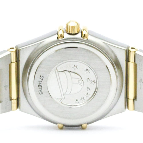 Montre Omega Constellation - Montre quartz acier, or jaune, diamants et nacre 58 Facettes pcsote43zg
