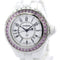 Montre Chanel J12 - Montre quartz en céramique, saphirs et diamants 58 Facettes ybhaa7y12f