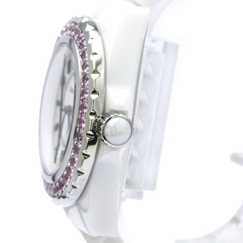 Montre Chanel J12 - Montre quartz en céramique, saphirs et diamants 58 Facettes ybhaa7y12f