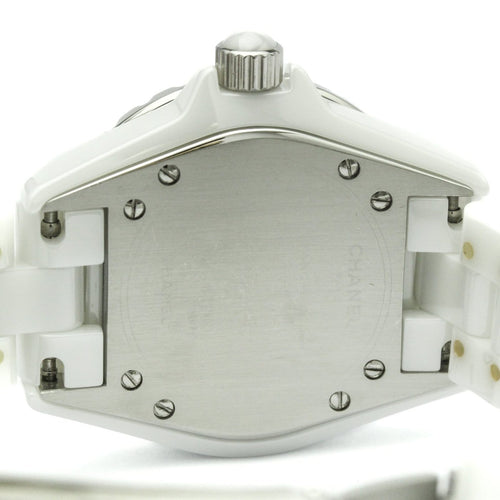 Montre Chanel J12 - Montre quartz en céramique, saphirs et diamants 58 Facettes ybhaa7y12f