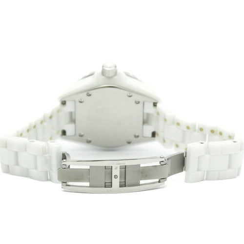 Montre Chanel J12 - Montre quartz en céramique, saphirs et diamants 58 Facettes ybhaa7y12f