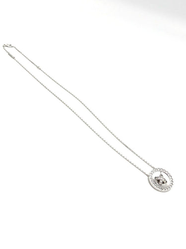 Collier Van Cleef & Arpels Boutonnière - Collier en or blanc et diamants 58 Facettes VCA COL