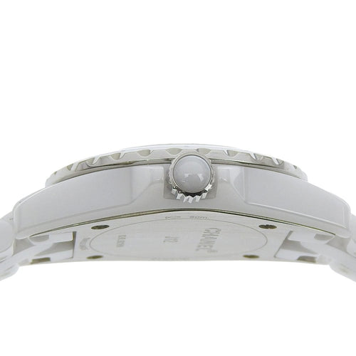 Montre Chanel J12 - Montre en céramique et acier avec diamants 58 Facettes cmmmjpcomw