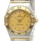 Montre Omega Constellation - Montre quartz en acier et or jaune 58 Facettes ln3byihnuu
