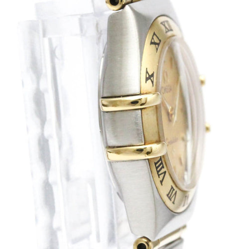 Montre Omega Constellation - Montre quartz en acier et or jaune 58 Facettes ln3byihnuu