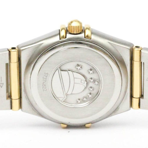 Montre Omega Constellation - Montre quartz en acier et or jaune 58 Facettes ln3byihnuu