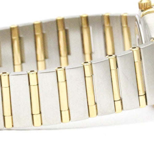 Montre Omega Constellation - Montre quartz en acier et or jaune 58 Facettes ln3byihnuu