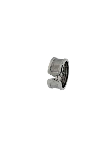 Bague 58 Cartier C - Bague ouverte en or blanc 18 carats 58 Facettes A2101