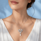 Collier Art Nouveau - Collier en or 18K, perles fines et diamants 58 Facettes AA 1745