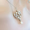 Collier Art Nouveau - Collier en or 18K, perles fines et diamants 58 Facettes AA 1745