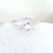 Bague 55 Solitaire - Bague en or blanc 18K et diamant 1,84 ct 58 Facettes D-66592