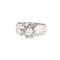 Bague 57 Bague homme en or blanc 18K et diamant 0,60 ct 58 Facettes D-66602