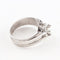 Bague 57 Bague homme en or blanc 18K et diamant 0,60 ct 58 Facettes D-66602