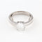 Bague 54 Solitaire - Bague en or blanc 18K et diamant naturel 1,72 ct 58 Facettes D-66591